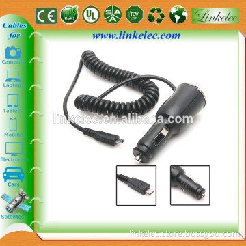China high speed output 5v usb car charger with cable